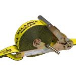 2 x 30' Self Contained Ratchet Strap - Wire Hooks